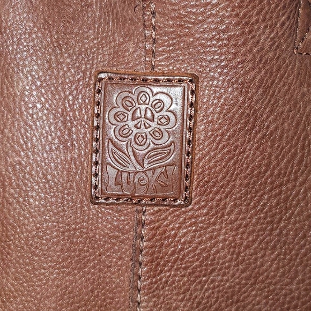 Lucky Brand Leather Tote Bag - Picture 7 of 16